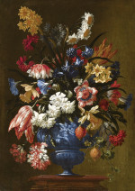 ₴ Репродукция цветочный натюрморт художника "Цветочный натюрморт"