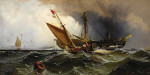 ⚓Репродукция морской пейзаж "Восстановление крушения"