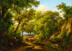 ₴ Картина пейзаж художника от 177 грн.: Свидание у ручья