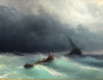 ₴ Купить картину море известного художника от 227 грн.: Буря на море