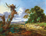 ₴ Репродукция пейзаж от 247 грн.: Пейзаж с засохшим деревом