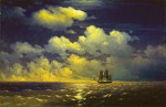 Купить картину море известного художника от 1614 грн.: Бриг "Меркурий" после победы над двумя турецкими кораблями