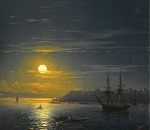 Купить от 119 грн. картину морской пейзаж: Вид на Константинополь в лунном свете