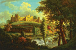 Ладлоу замок с Динам Вейр, с юго-запада