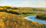 Река Ока в золотую осень