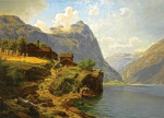 Купить от 111 грн. репродукцию картины: Норвежский пейзаж