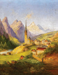 ₴ Купить картину пейзаж художника от 210 грн: Вид на Хайлигенблут