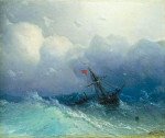 ₴ Купить картину море известного художника от 162 грн.: Кораблекрушение в бурном море