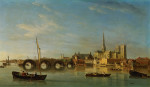 ₴ Репродукция городской пейзаж от 253 грн.: Строительство Вестминстерского моста