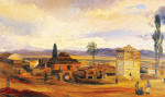 Вид на Афины с башней ветров и агора