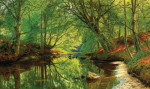 ₴ Репродукция пейзаж от 199 грн.: Лесной ручей
