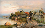 Купить картину пейзаж: Деревня рыбаков в Хаапсалу