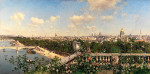 Купить картину городской пейзаж: Вид на Париж с Трокадеро