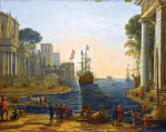 ⚓Репродукция морской пейзаж от 253 грн.: Одиссей возвращает Хрисеиду ее отцу