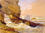 Морской пейзаж: Скалы в Этрета