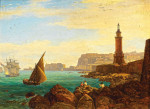 ₴ Картина морской пейзаж художника от 181 грн.: Вид на Неаполитанский залив