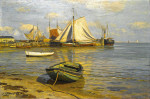 ₴ Купить картину море художника от 166 грн.: Сцена в гавани