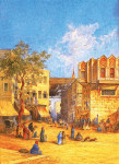 ₴ Картина городской пейзаж художника от 170 грн.: Город Северной Африки