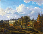 ₴ Репродукция городской пейзаж от 333 грн.: Старый дворец герцогов Бургундских в Брюсселе, вид с северо-запада