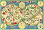 Древние карты мира: Карта созвездий