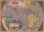 Древние карты мира: Северная и Южная Америка