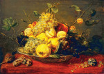 ₴ Репродукция натюрморт от 229 грн.: Тарелка с фруктами
