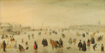 ₴ Картина пейзаж художника от 127 грн.: Сцена на льду