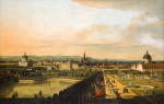 ₴ Репродукция городской пейзаж от 205 грн.: Вид на Вену из дворца Бельведер