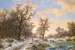 Купить картину пейзаж художника от 179 грн: Зимний пейзаж