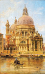 ₴ Картина городской пейзаж художника от 132 грн.: Вид на Санта-Мария-делла-Салюте в Венеции