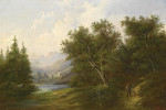 ₴ Репродукция картины пейзаж от 166 грн.: Сцена около Эренхаузена в нижней Штирии