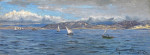 ⚓Репродукція морський краєвид від 133 грн.: Тарифа, Вітрильники в Гібралтарі