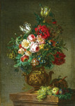 ₴ Картина натюрморт художника от 156 грн.: Цветы и фрукты
