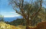 ₴ Репродукция пейзаж от 205 грн.: Вид на Ниццу, Франция