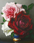Натюрморт: Розы в вазе
