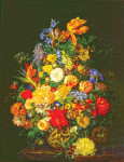 ₴ Репродукция натюрморт от 331 грн.: Букет цветов в вазе