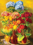 ₴ Репродукция картины натюрморт от 153 грн.: Весенние и летние цветы