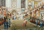 ₴ Репродукция бытовой жанр от 223 грн.: Прием Великого Конде в Версале в 1674 году