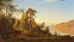 ₴ Репродукция пейзаж от 253 грн.: Вид на фьорд