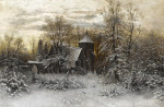₴ Репродукция пейзаж от 211 грн.: Зимний вечер
