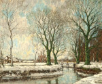 ₴ Купить картину пейзаж художника от 220 грн: Деревья зимой