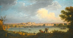 ₴ Картина пейзаж известного художника от 138 грн.: Вид на Авиньон, от правобережья Роны, возле Вильнев