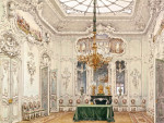 Бытовая живопись: Интерьер Зимнего дворца, зеленая столовая