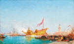 ⚓Репродукція морський краєвид від 199 грн.: Бучинторо біля Ріва дельї Скьявоні, Венеція