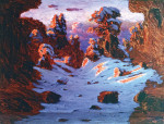 ₴ Картина пейзаж известного художника от 241 грн: Эффект заката