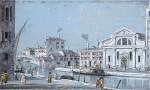₴ Картина городской пейзаж художника от 152 грн.: Шесть видов Венеции, базилика Корпус Домини