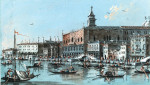 ₴ Картина городской пейзаж художника от 143 грн.: Дворец Дожей, Венеция