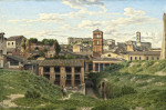₴ Картина городской пейзаж художника от 168 грн.: Вид на Клоаку Максима в Риме
