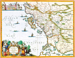 Купить старинную карту высокого разрешения от 208 грн.: Карта Албании