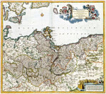 Древние карты мира: Бранденбург и Померания